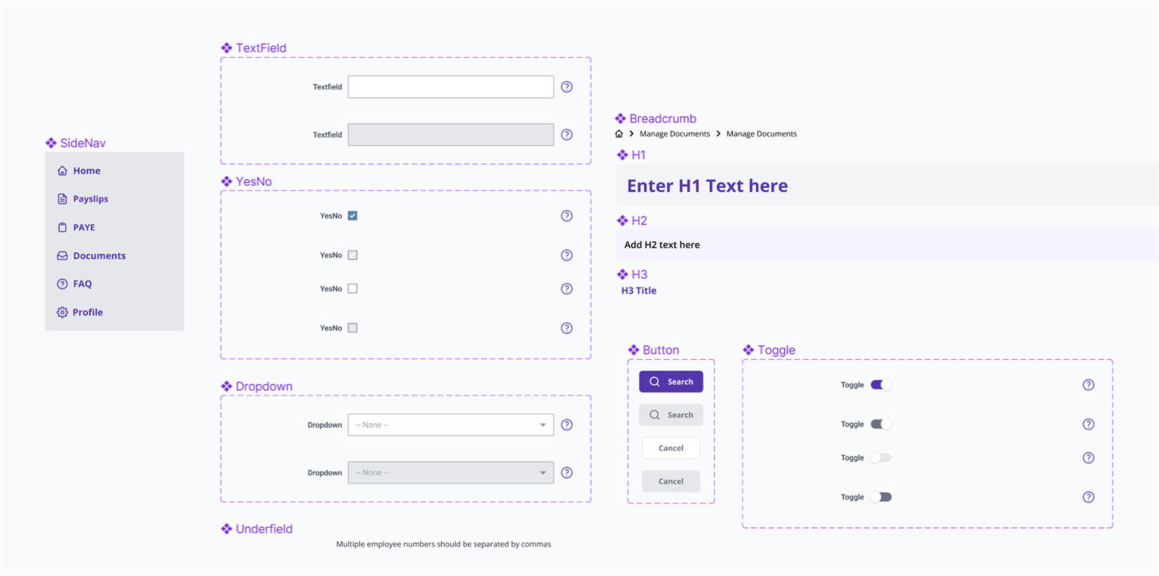 Custom design system